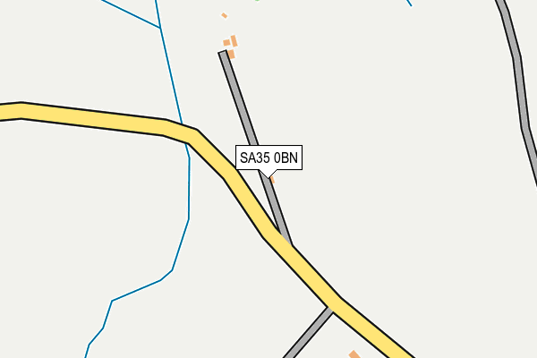 SA35 0BN map - OS OpenMap – Local (Ordnance Survey)