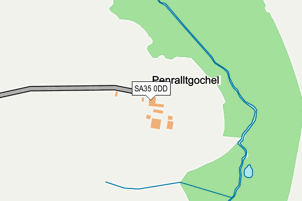 SA35 0DD map - OS OpenMap – Local (Ordnance Survey)