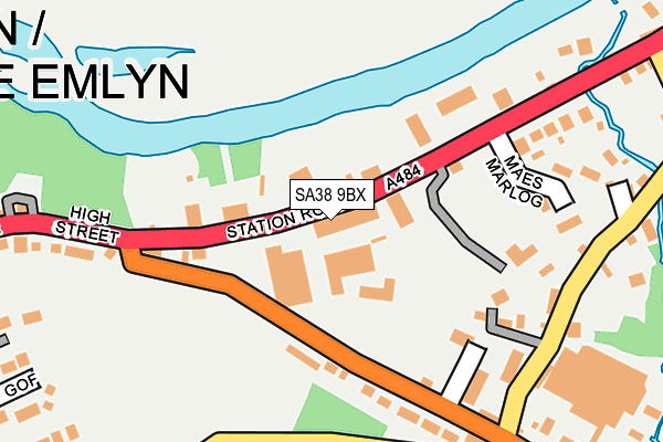 Map of MELYN LTD. at local scale