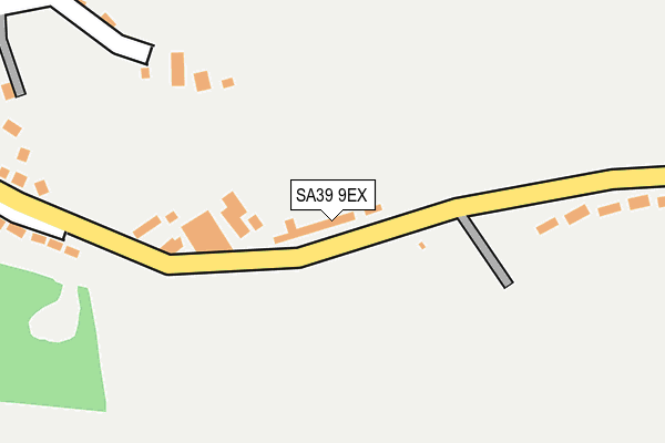 SA39 9EX map - OS OpenMap – Local (Ordnance Survey)