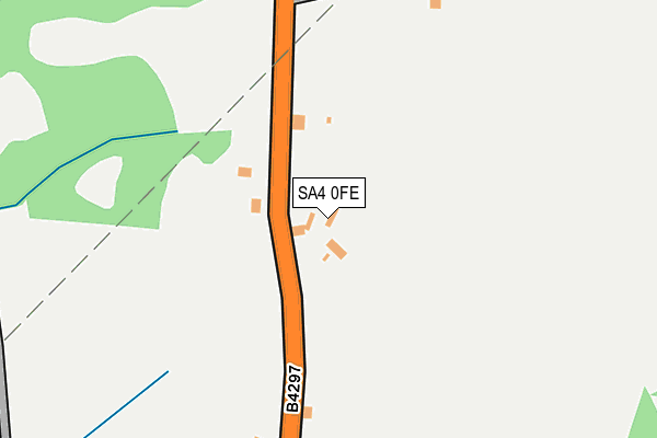 SA4 0FE map - OS OpenMap – Local (Ordnance Survey)