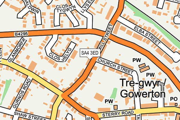 Map of EMPIRE FLOORING GOWERTON LTD at local scale
