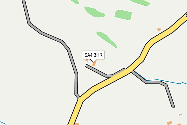SA4 3HR map - OS OpenMap – Local (Ordnance Survey)