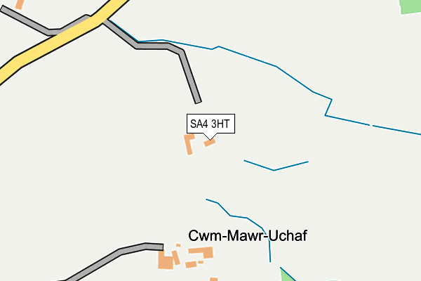SA4 3HT map - OS OpenMap – Local (Ordnance Survey)