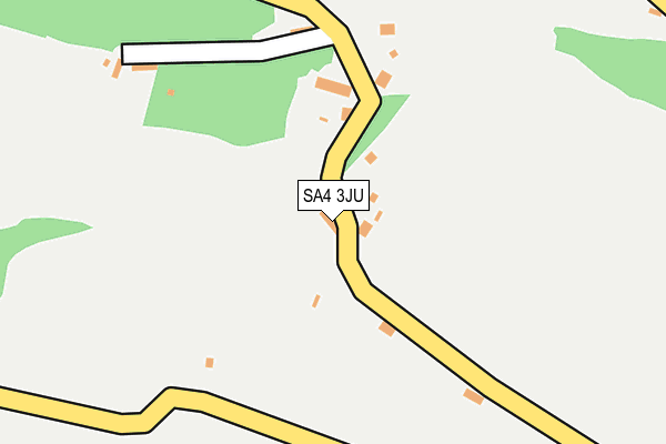 SA4 3JU map - OS OpenMap – Local (Ordnance Survey)