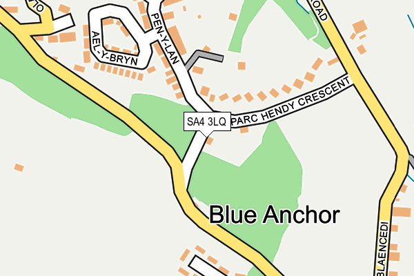SA4 3LQ map - OS OpenMap – Local (Ordnance Survey)