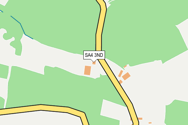 SA4 3ND map - OS OpenMap – Local (Ordnance Survey)