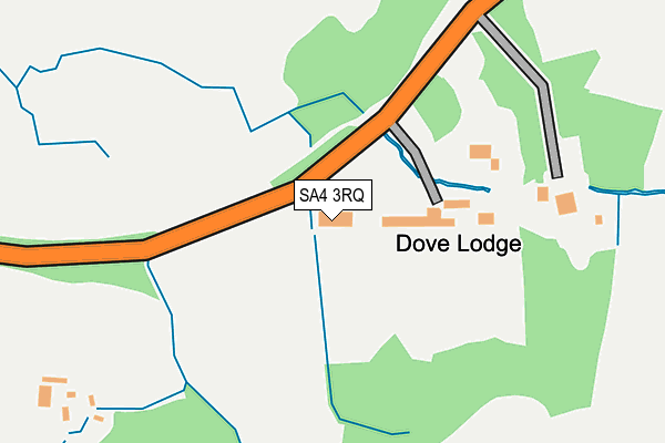 SA4 3RQ map - OS OpenMap – Local (Ordnance Survey)