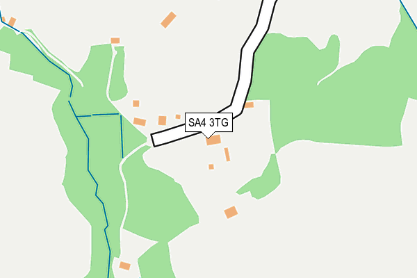 SA4 3TG map - OS OpenMap – Local (Ordnance Survey)