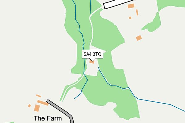 SA4 3TQ map - OS OpenMap – Local (Ordnance Survey)