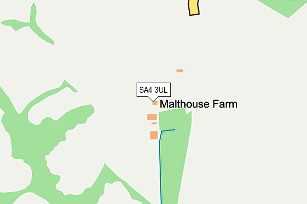SA4 3UL map - OS OpenMap – Local (Ordnance Survey)