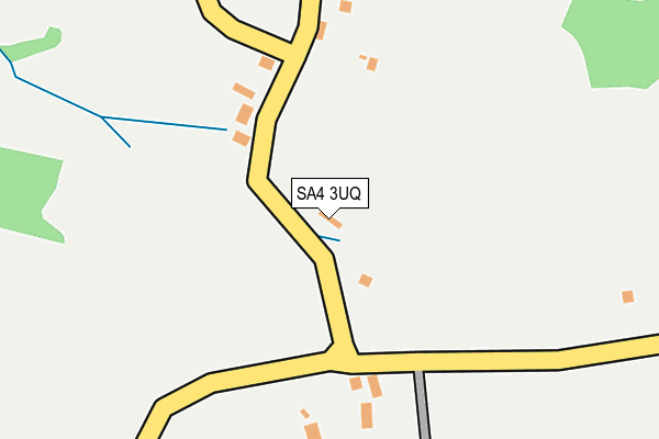 SA4 3UQ map - OS OpenMap – Local (Ordnance Survey)