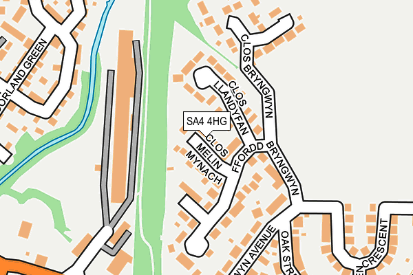 SA4 4HG map - OS OpenMap – Local (Ordnance Survey)
