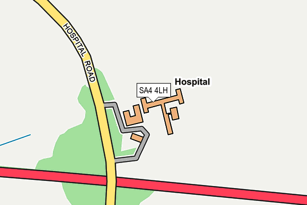 SA4 4LH map - OS OpenMap – Local (Ordnance Survey)