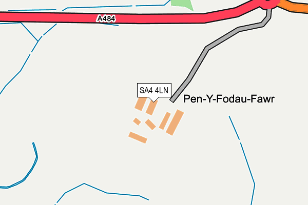 SA4 4LN map - OS OpenMap – Local (Ordnance Survey)