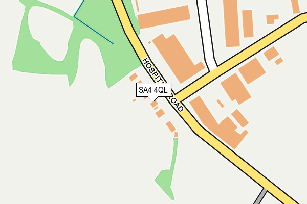 SA4 4QL map - OS OpenMap – Local (Ordnance Survey)