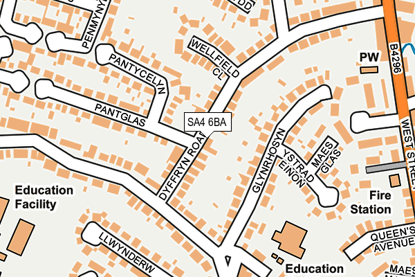 Map of O’KELLY PROPERTIES LTD at local scale