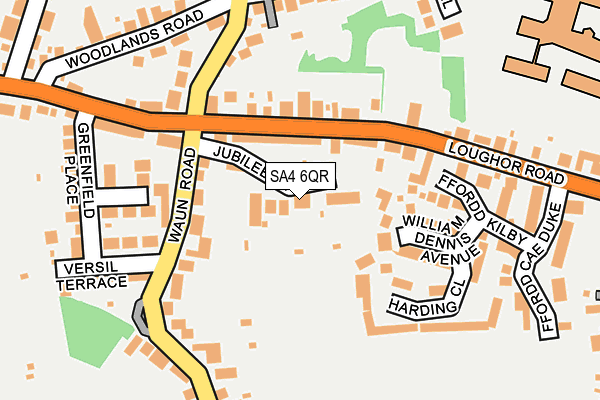 SA4 6QR map - OS OpenMap – Local (Ordnance Survey)