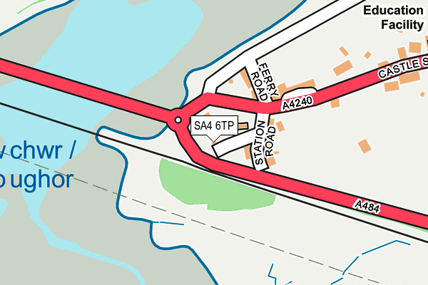 SA4 6TP map - OS OpenMap – Local (Ordnance Survey)