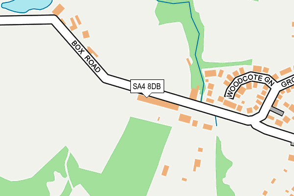 SA4 8DB map - OS OpenMap – Local (Ordnance Survey)