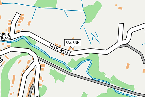 SA4 8NH map - OS OpenMap – Local (Ordnance Survey)