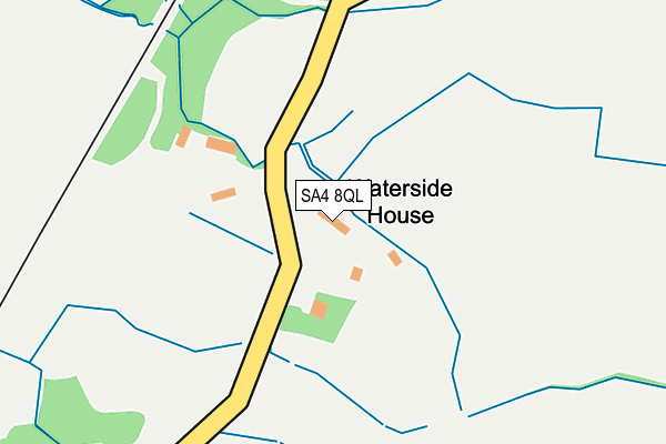 SA4 8QL map - OS OpenMap – Local (Ordnance Survey)