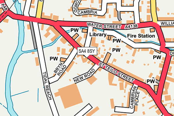 Map of WILLIAMS ELECTRICAL SW LTD at local scale