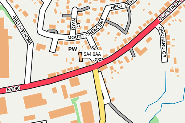 Map of I POWELL AND SON PROPERTIES LTD at local scale