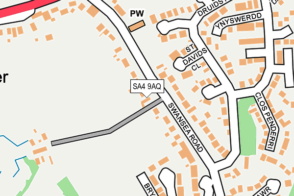 Map of MEITHRINFA JOIO DAY NURSERY LTD at local scale