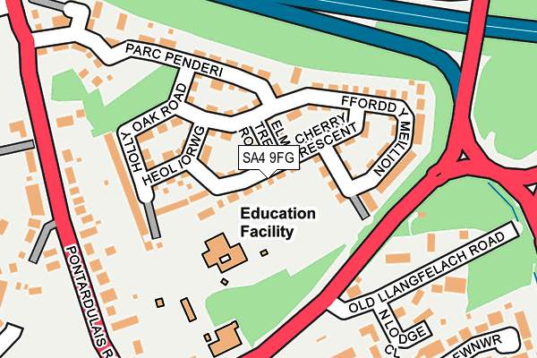 Map of VAW SECURITY LTD at local scale