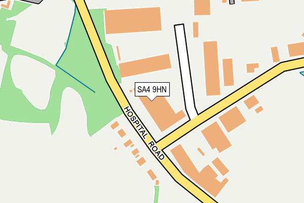 SA4 9HN map - OS OpenMap – Local (Ordnance Survey)