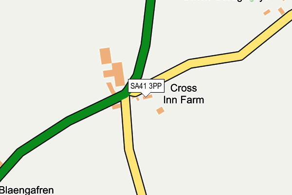 SA41 3PP map - OS OpenMap – Local (Ordnance Survey)