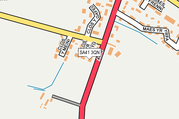 SA41 3QN map - OS OpenMap – Local (Ordnance Survey)