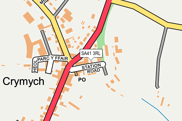 Map of CRYMYCH KEBAB HOUSE LTD at local scale