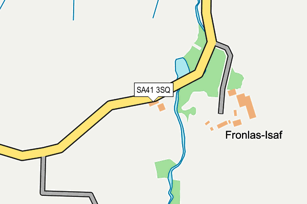 SA41 3SQ map - OS OpenMap – Local (Ordnance Survey)