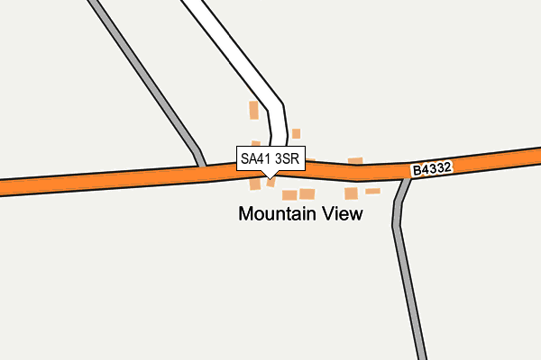 SA41 3SR map - OS OpenMap – Local (Ordnance Survey)