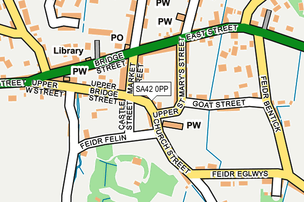 SA42 0PP map - OS OpenMap – Local (Ordnance Survey)