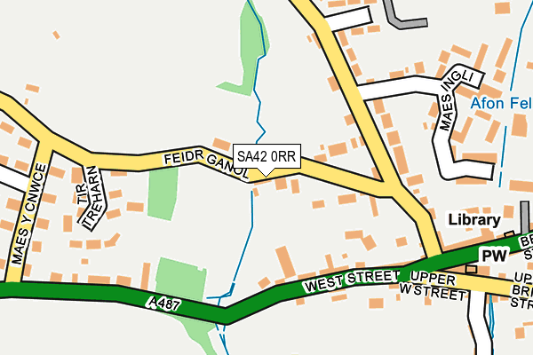 SA42 0RR map - OS OpenMap – Local (Ordnance Survey)
