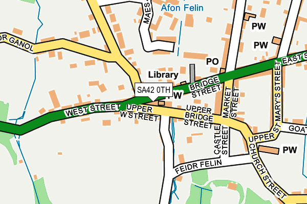 SA42 0TH map - OS OpenMap – Local (Ordnance Survey)