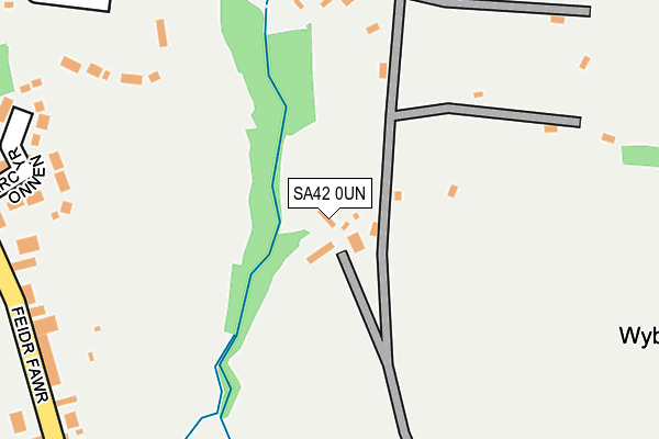 SA42 0UN map - OS OpenMap – Local (Ordnance Survey)