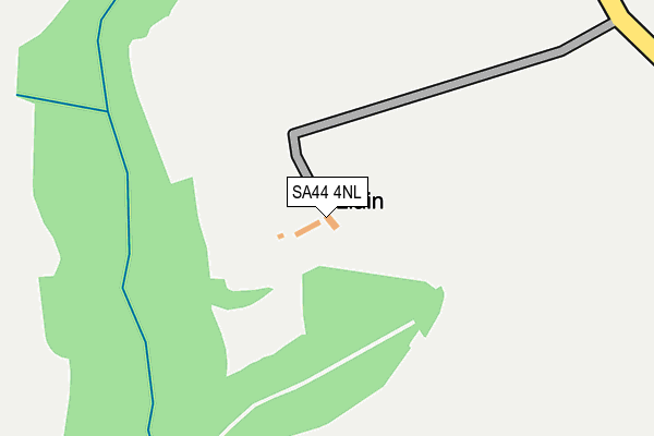 SA44 4NL map - OS OpenMap – Local (Ordnance Survey)