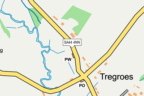 SA44 4NN map - OS OpenMap – Local (Ordnance Survey)