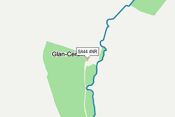SA44 4NR map - OS OpenMap – Local (Ordnance Survey)