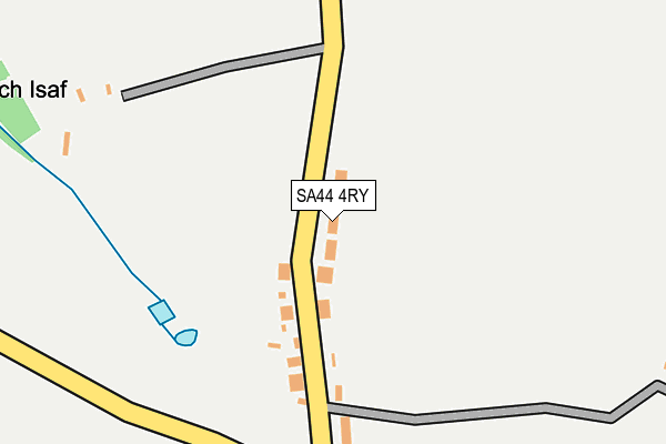 SA44 4RY map - OS OpenMap – Local (Ordnance Survey)
