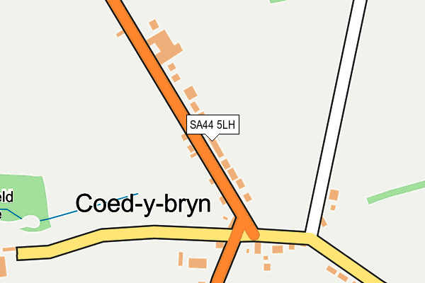 SA44 5LH map - OS OpenMap – Local (Ordnance Survey)