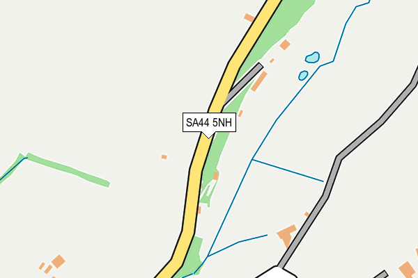 SA44 5NH map - OS OpenMap – Local (Ordnance Survey)