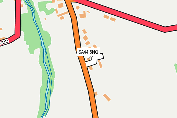 SA44 5NQ map - OS OpenMap – Local (Ordnance Survey)