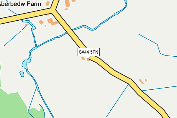 SA44 5PN map - OS OpenMap – Local (Ordnance Survey)