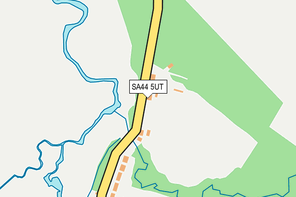 SA44 5UT map - OS OpenMap – Local (Ordnance Survey)