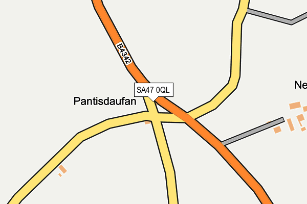 SA47 0QL map - OS OpenMap – Local (Ordnance Survey)